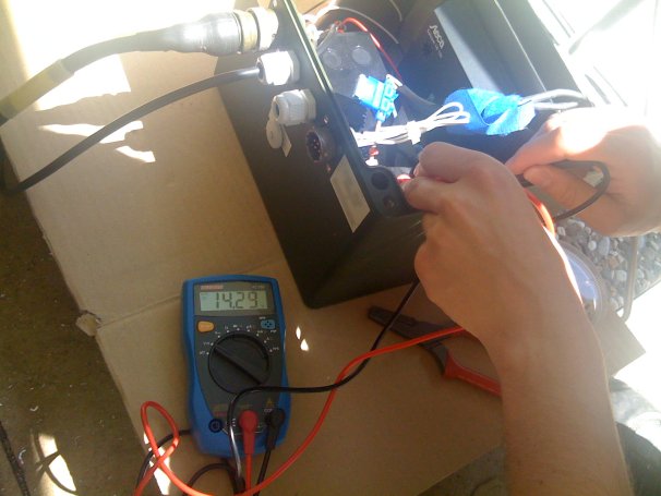 Wetterstation Batteriebox